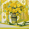 Жёлтые цветы, 1992, 810 х 810 мм, холст, масло
