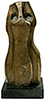 Торс, бронза, гранит, 1996, 100x210x80 mm