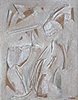 Рельеф X, 64 × 52 см, ассамбляж, картон, акрил